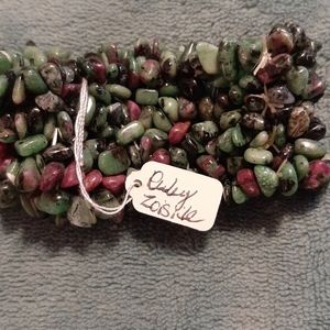 Ruby Zoisite Stretch Bracelet
